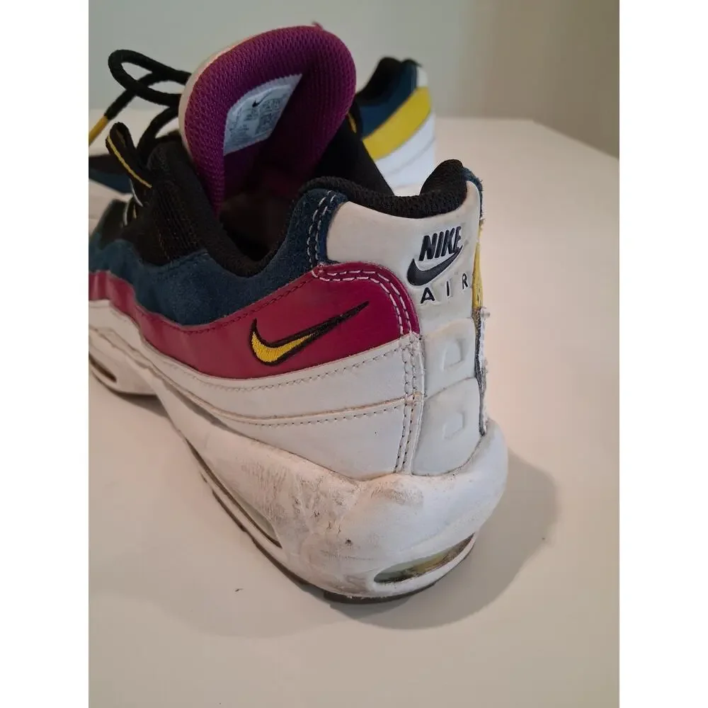 Nike Air Max 95 Cactus Flower White Speed Yellow DC1862-100 Men's Size 9.5